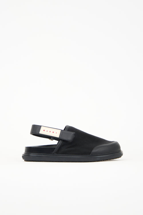 Marni Mesh Logo Mule