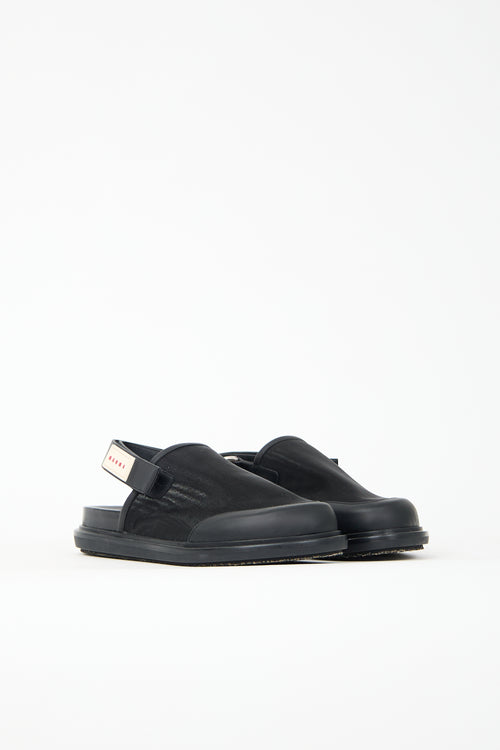 Marni Mesh Logo Mule