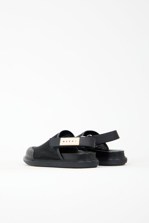 Marni Mesh Logo Mule