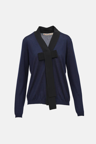 Marni Cashmere Bow Cardigan