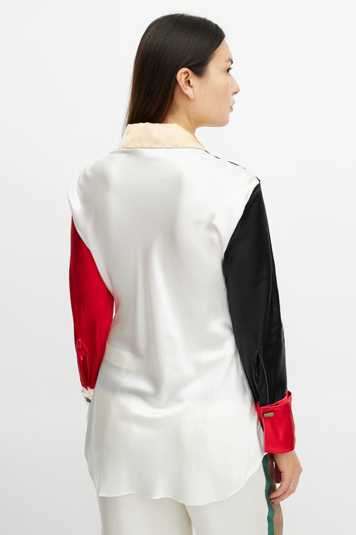 Marni Pink & Multicolour Checkered Shirt