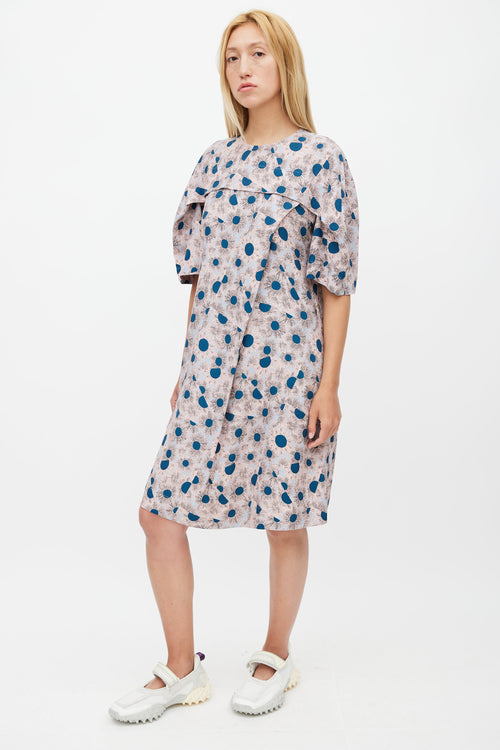 Marni Pink & Multicolour Floral Dress