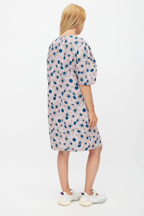 Marni Pink & Multicolour Floral Dress