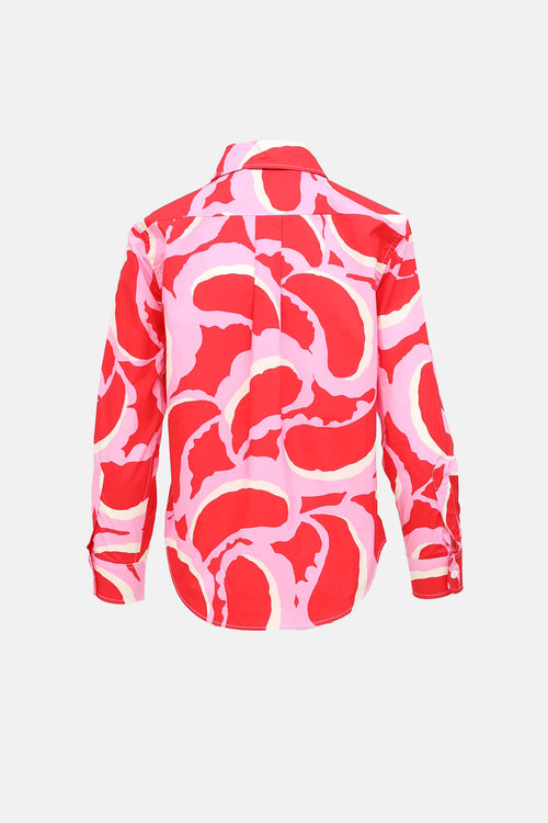 Marni Patterned Button Up Shirt