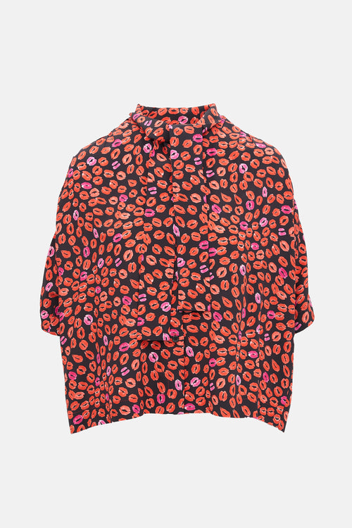 Marni Silk Kiss Print Shirt