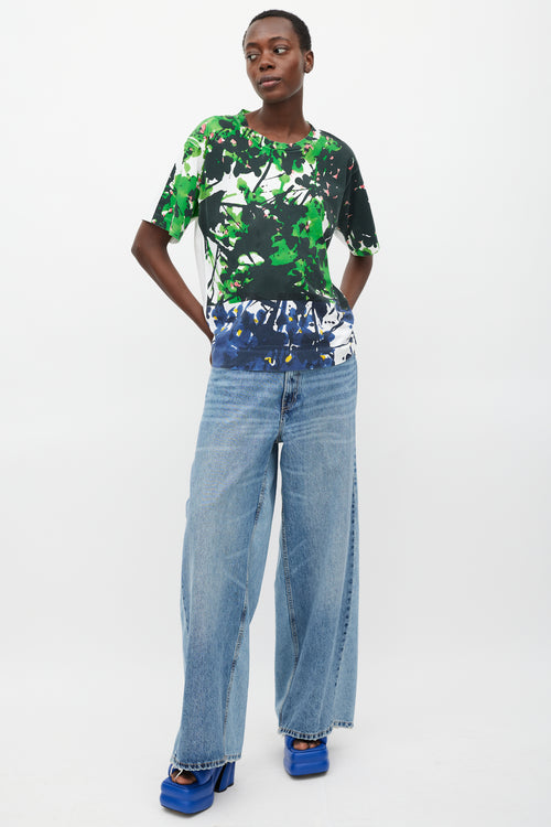Marni White & Multi Printed T-Shirt