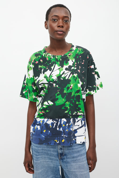 Marni White & Multi Printed T-Shirt