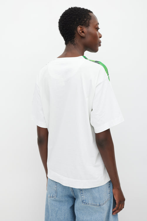 Marni White & Multi Printed T-Shirt