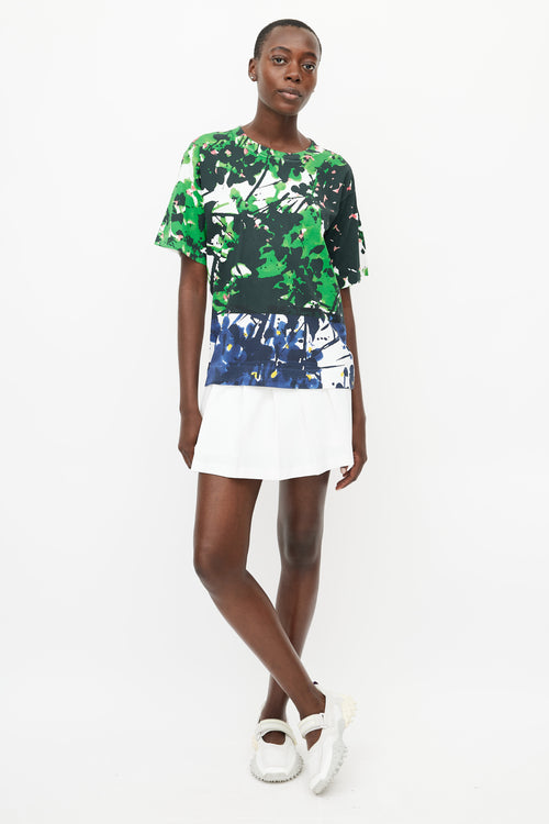 Marni White & Multicolour Print T-Shirt