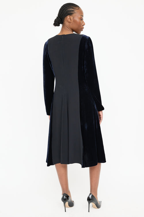 Marni 2024 Silk & Velvet Dress