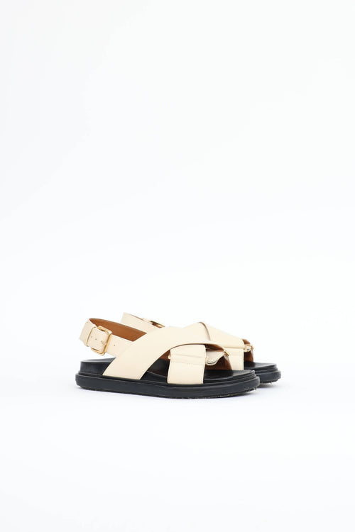 Marni Fussbett Crisscross Sandal