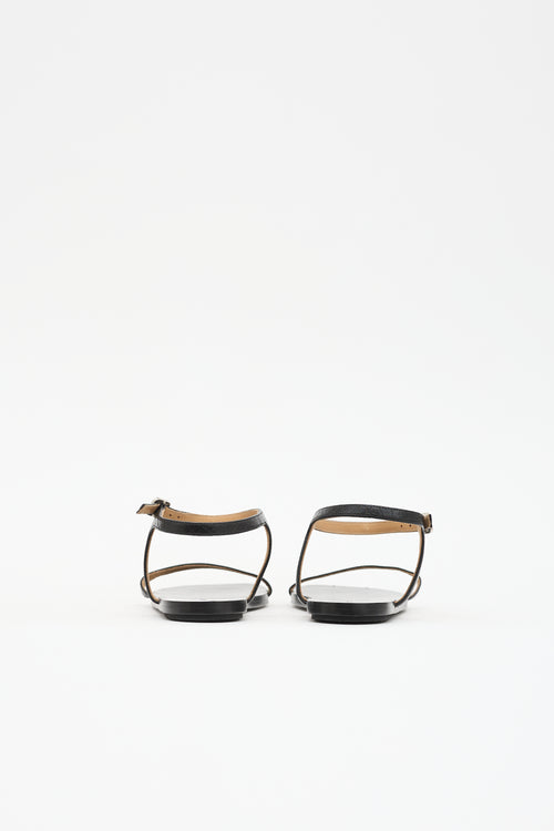 Marsèll Leather Square Toe Sandal