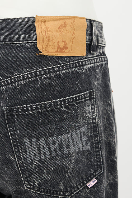 Martine Rose Acid Wash Jeans