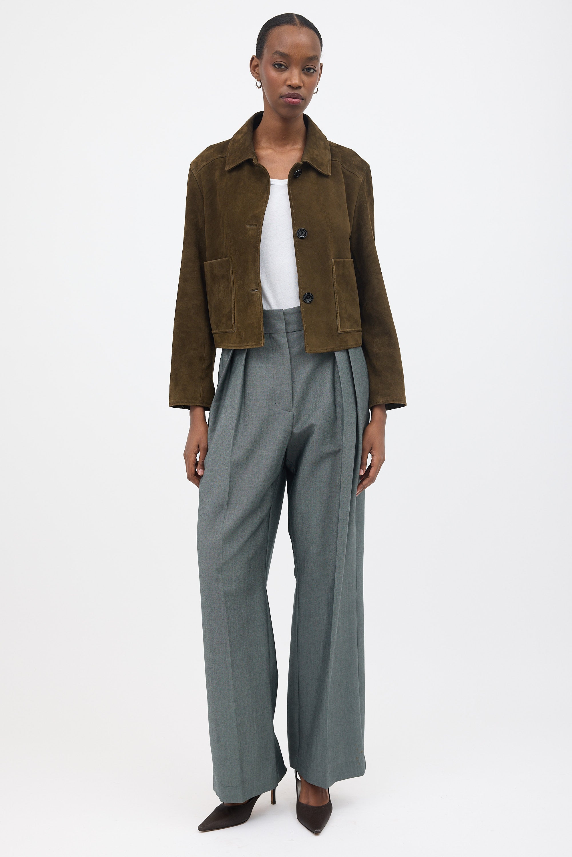 Massimo Dutti Suede Jacket