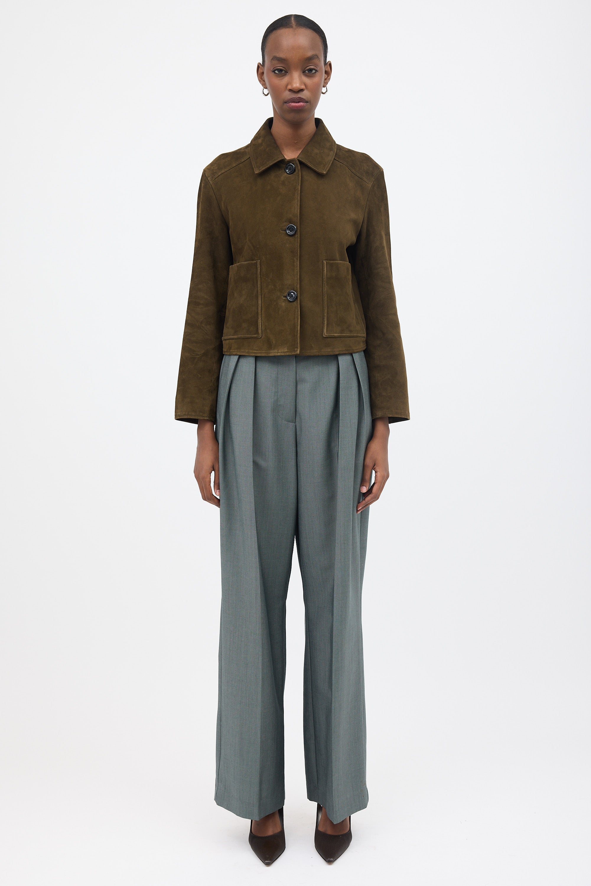 Massimo Dutti Suede Jacket