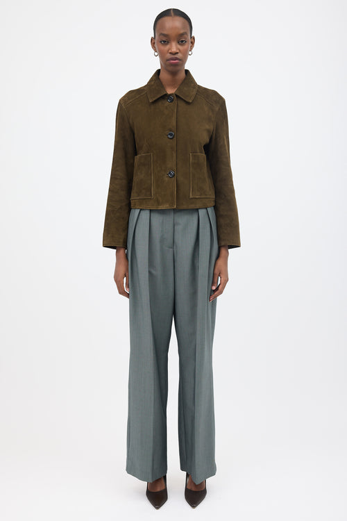 Massimo Dutti Suede Jacket