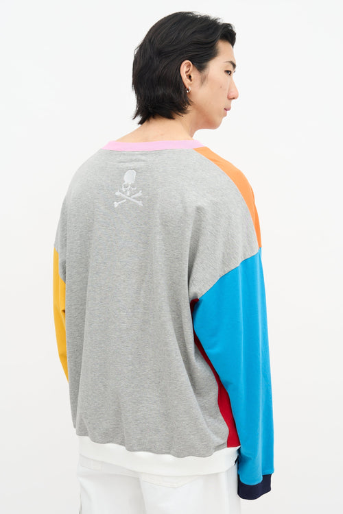 Mastermind World Colour Block Logo Sweatshirt