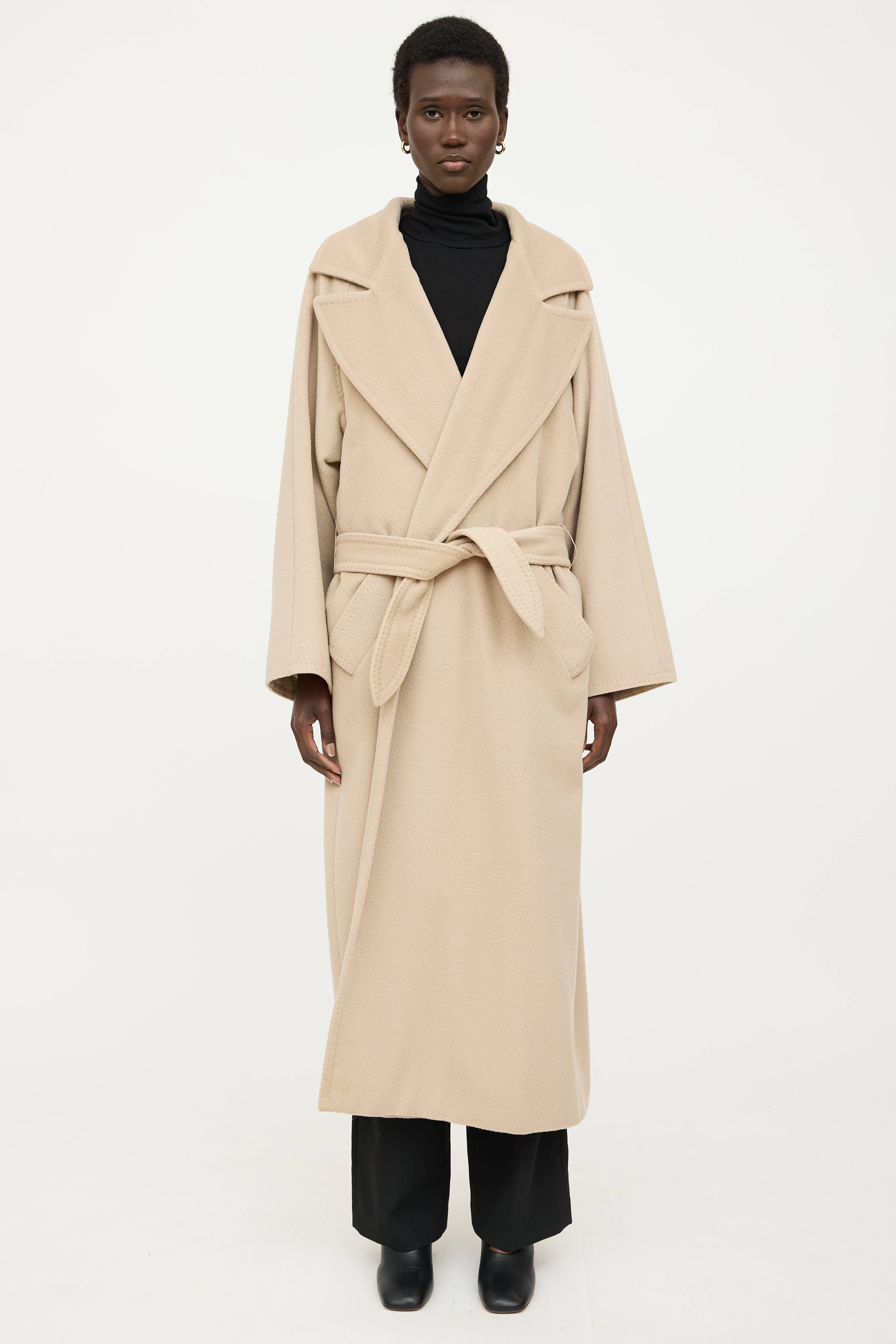 Max Mara Wool Belted Coat