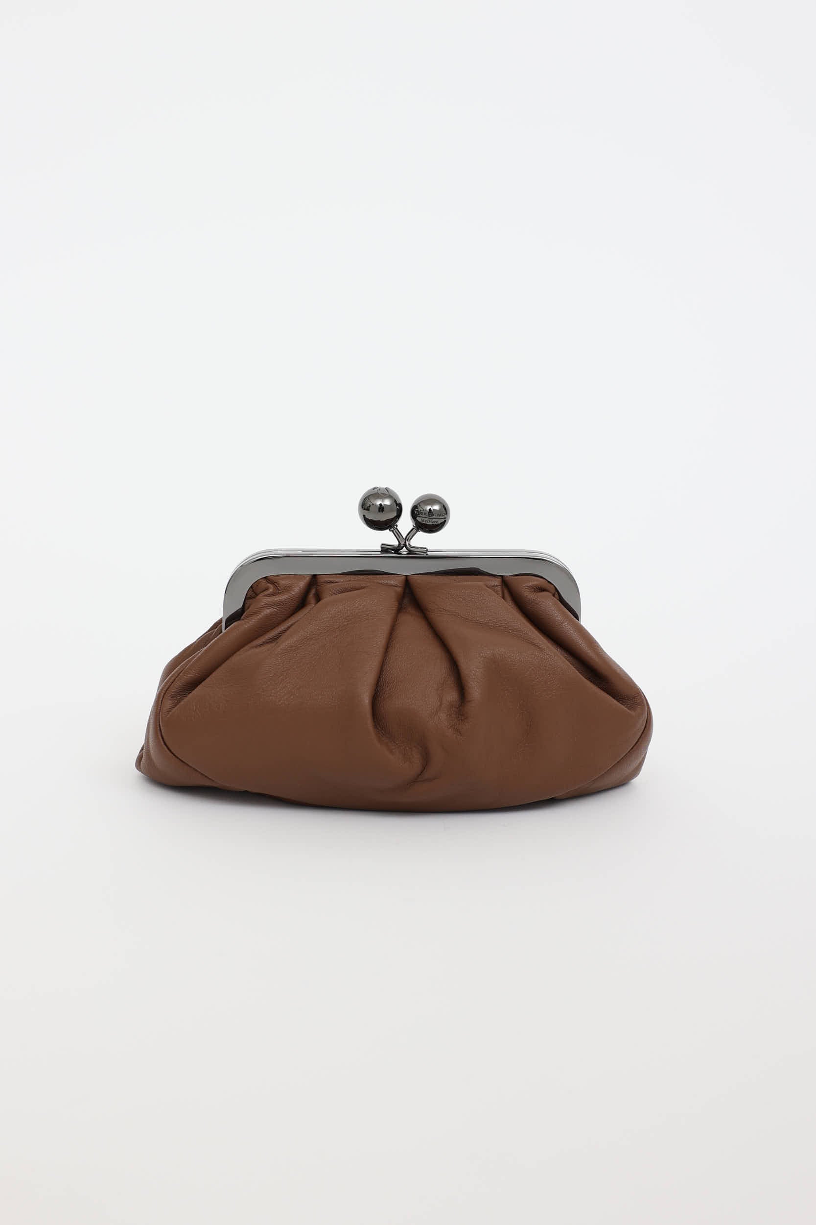 Max Mara Leather Pasticcino Clutch
