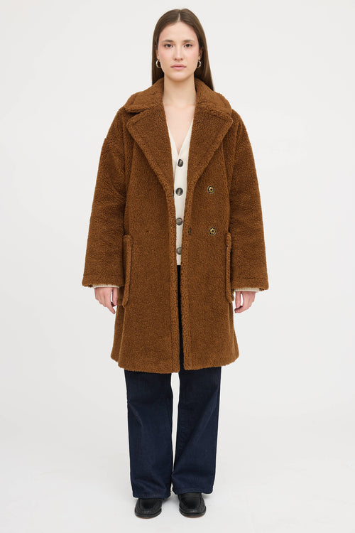 Max Mara Teddy Fleece Coat