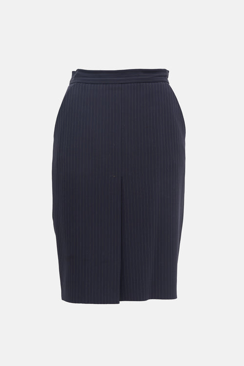 Max Mara Pinstripe Skirt Suit