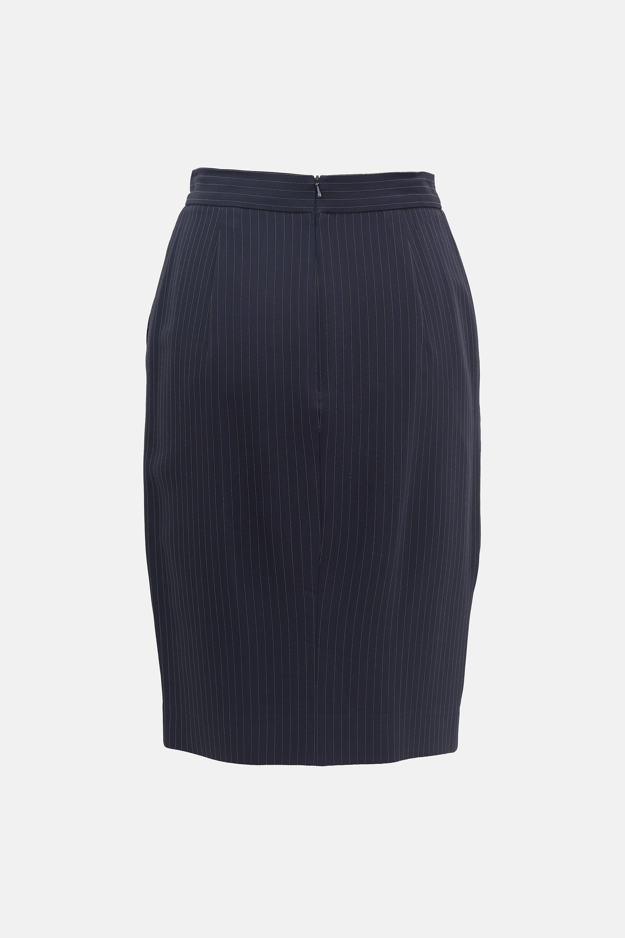 Max Mara Pinstripe Skirt Suit