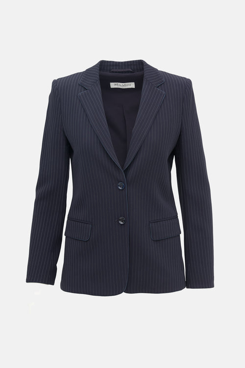 Max Mara Pinstripe Skirt Suit