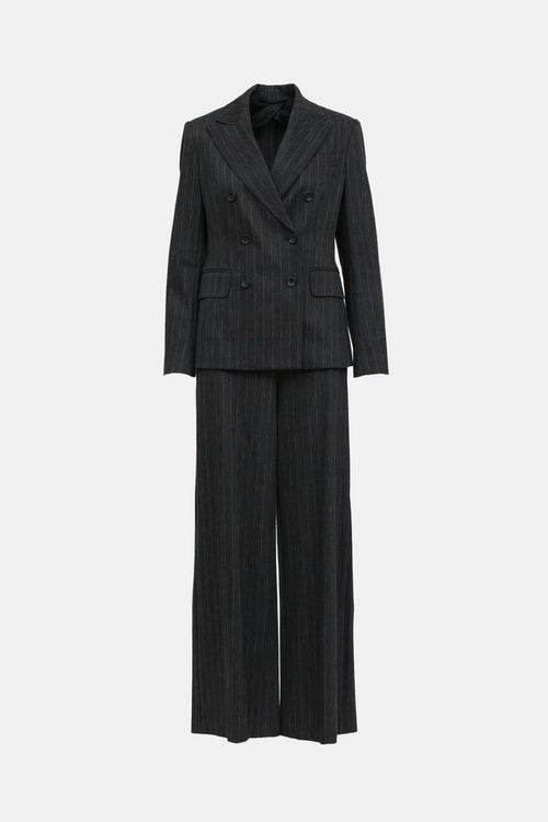 Max Mara Pinstripe Co-Ord Set