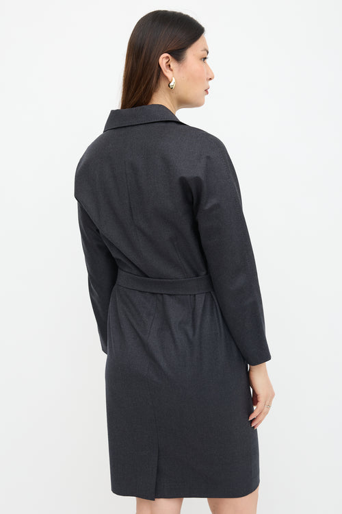 Max Mara Belted Shirt Dress
