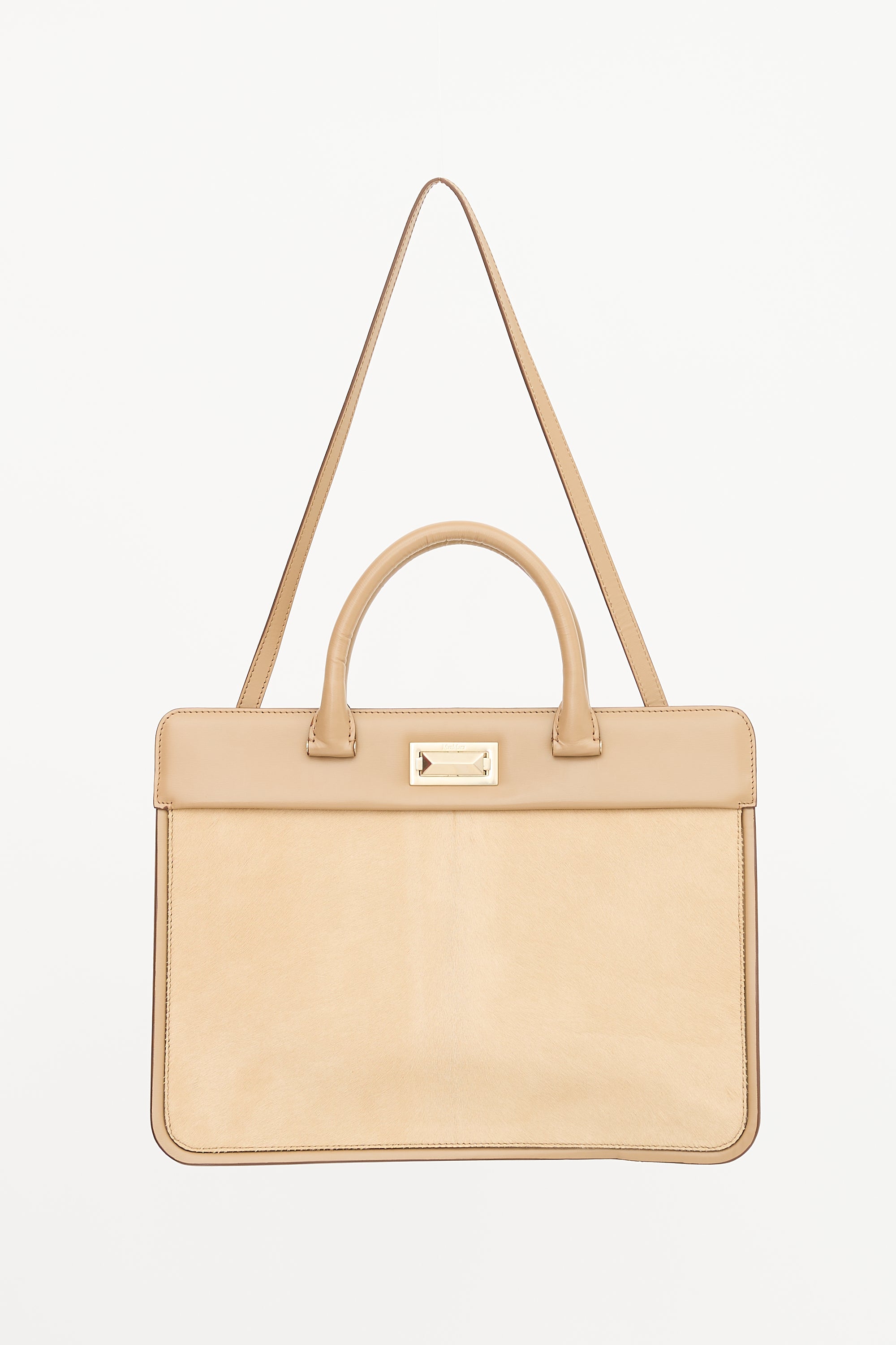 Max Mara Hair & Leather Hollywood Bag