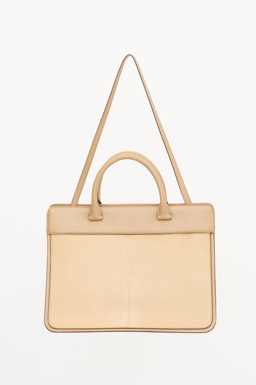 Max Mara Hair & Leather Hollywood Bag