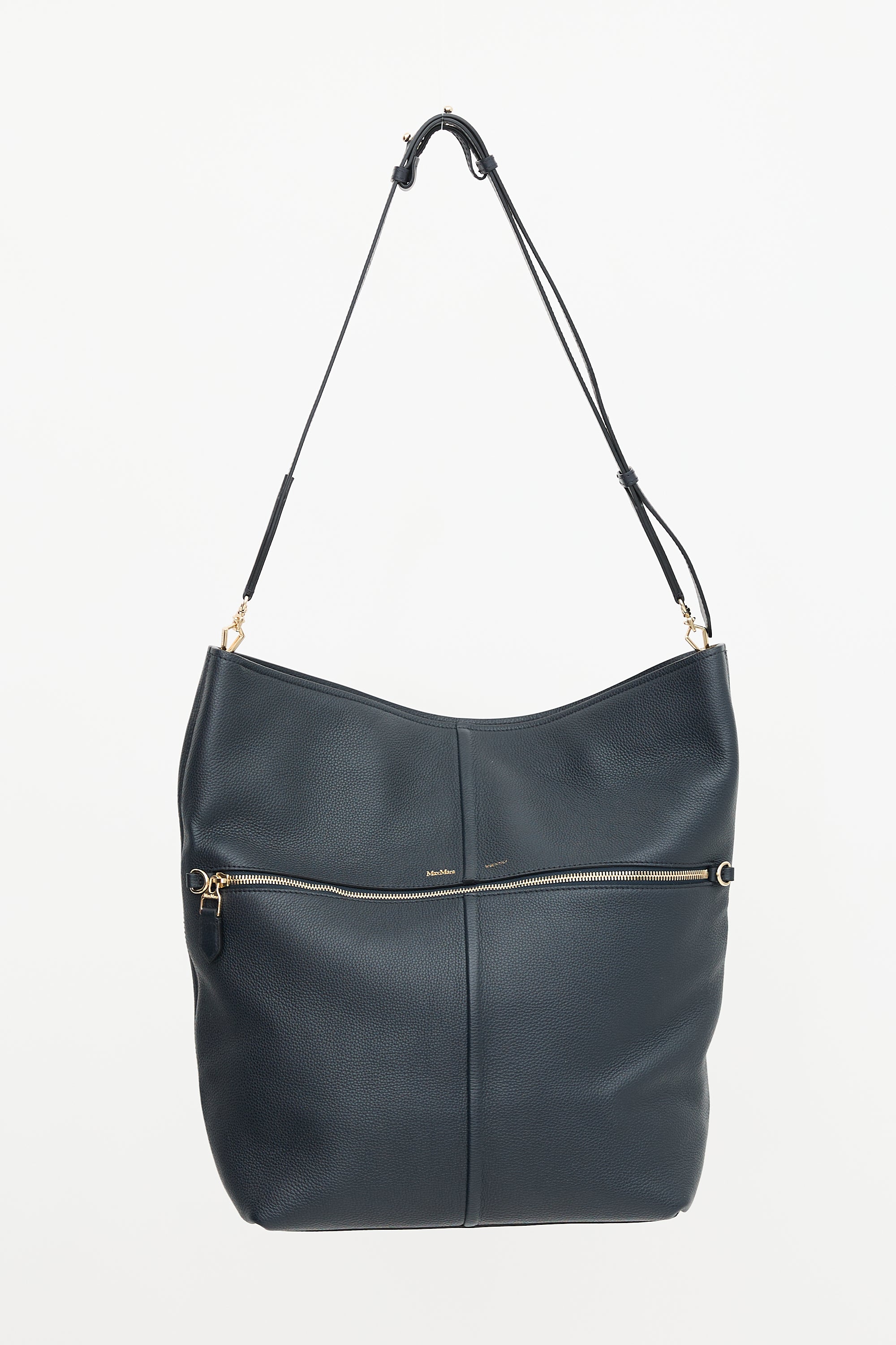 Max Mara Leather Convertible Shoulder Bag