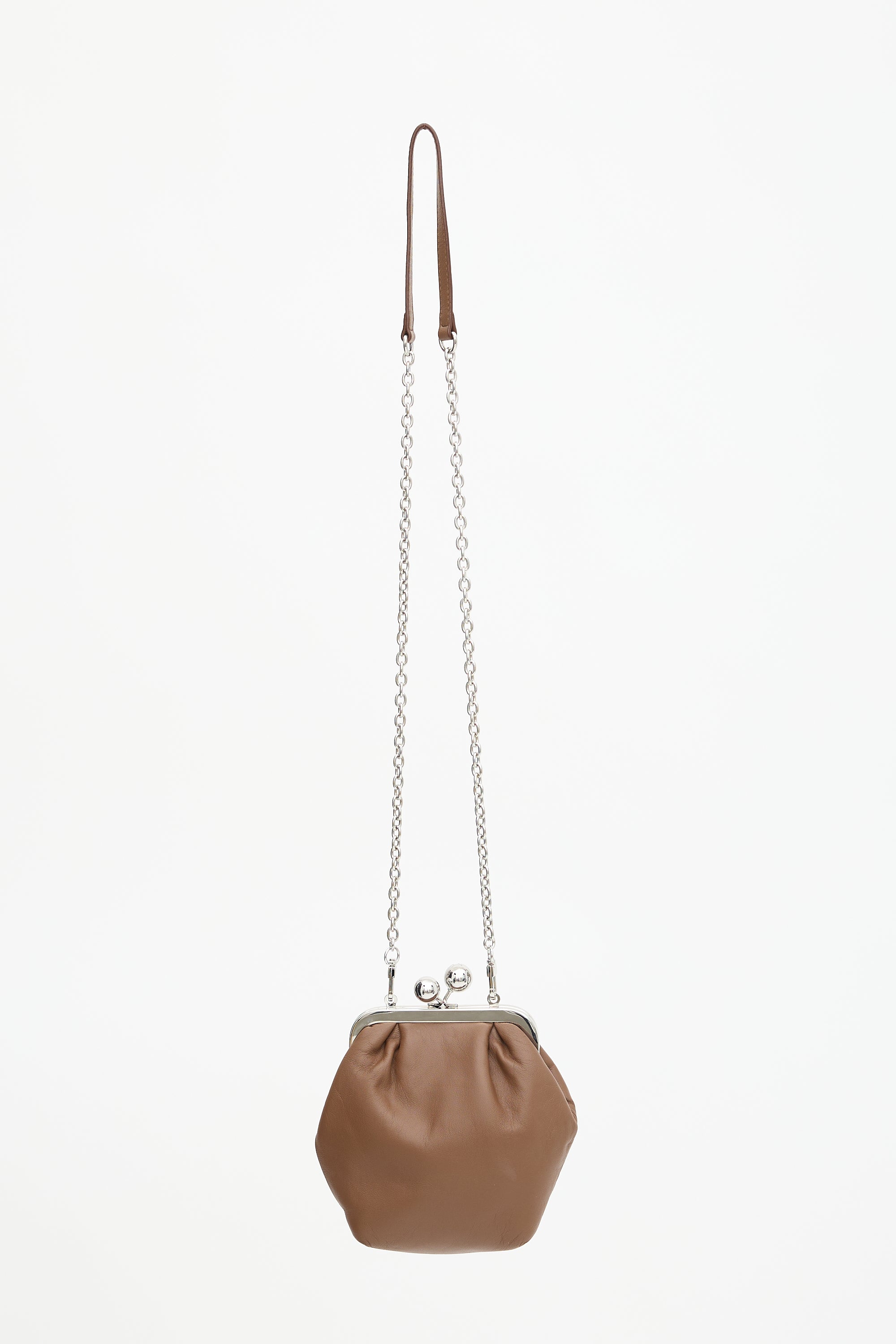 Max Mara Weekend Leather Pasticcino Bag