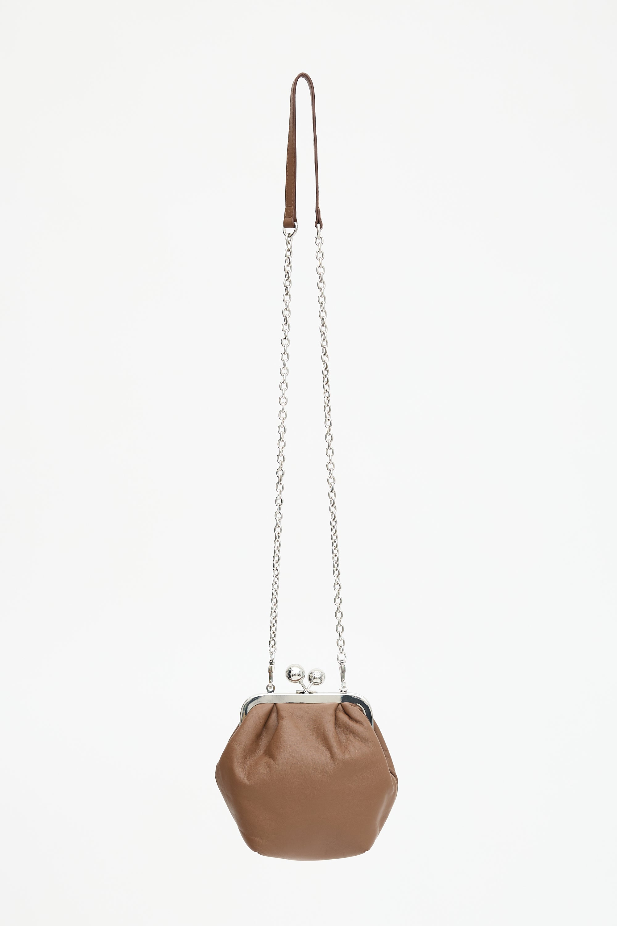 Max Mara Weekend Leather Pasticcino Bag