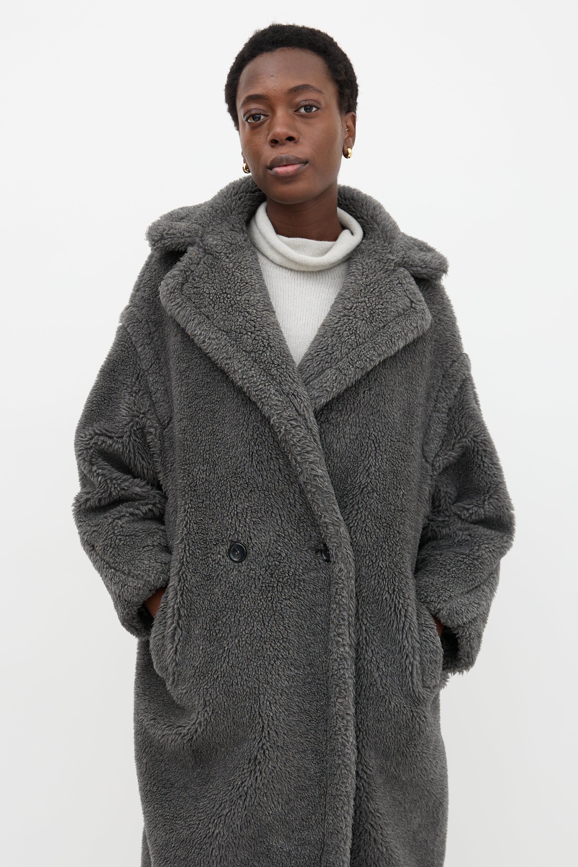Max Mara Wool Teddy Coat