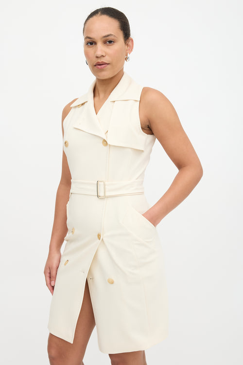Max Mara Wool Veranda Trench Dress