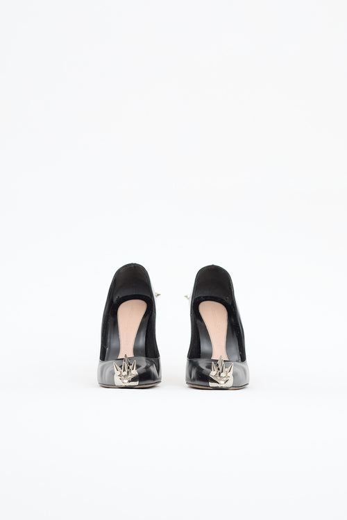 McQueen Punk Spine Pump
