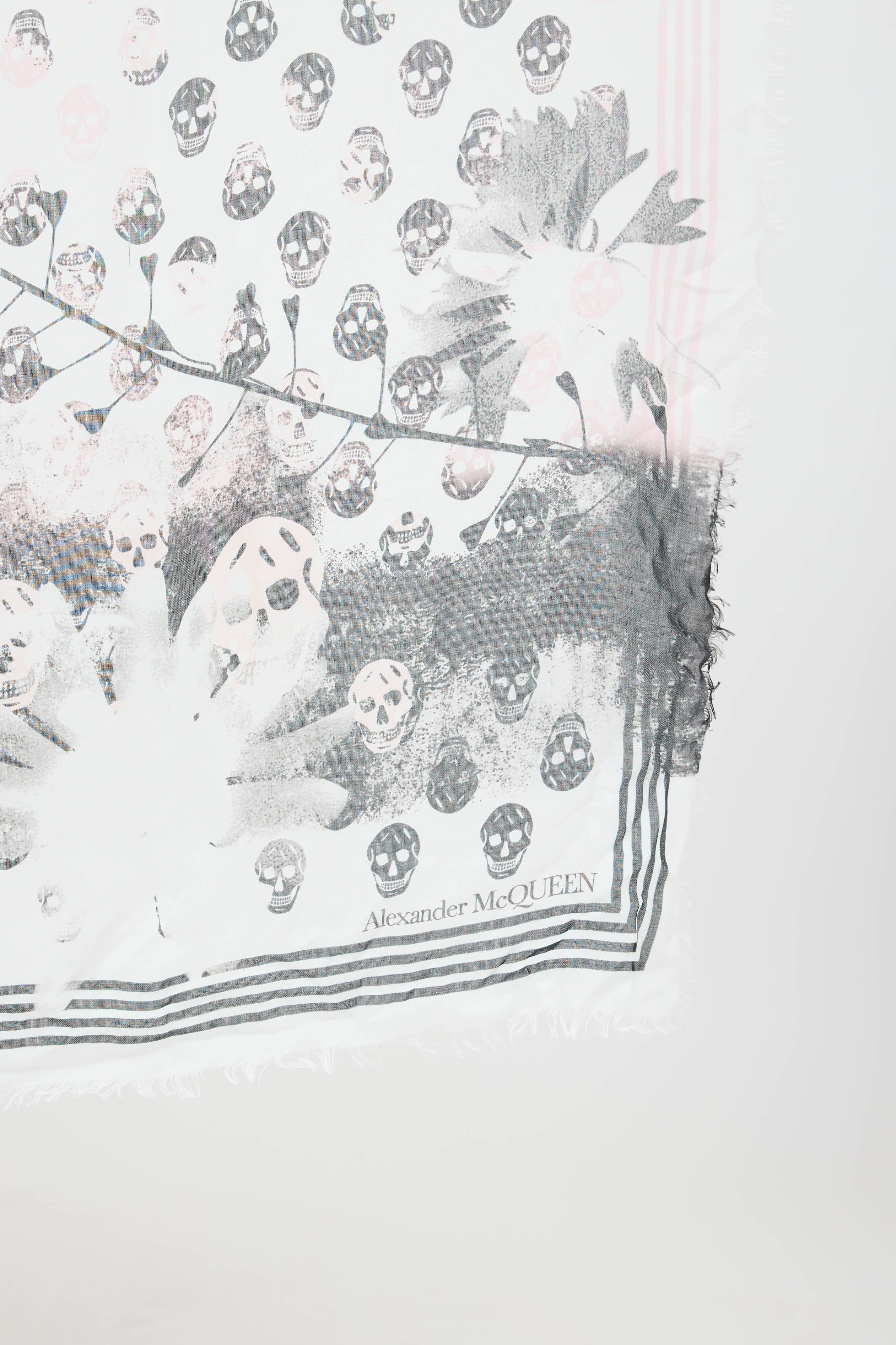 McQueen Solarized Skull Scarf