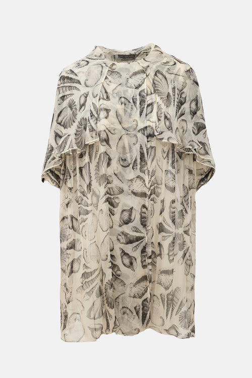 McQueen Cabinet of Shells Blouse
