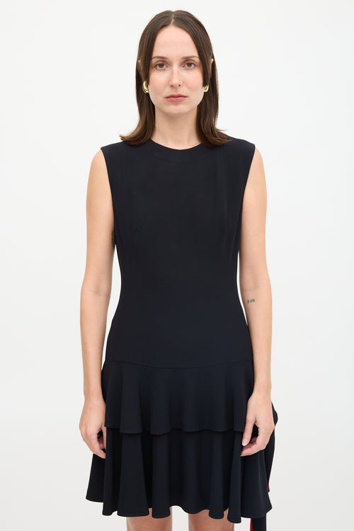 McQueen Fringe Sash Dress