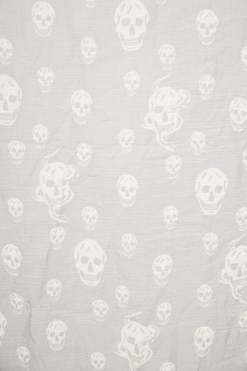 McQueen Skull Scarf
