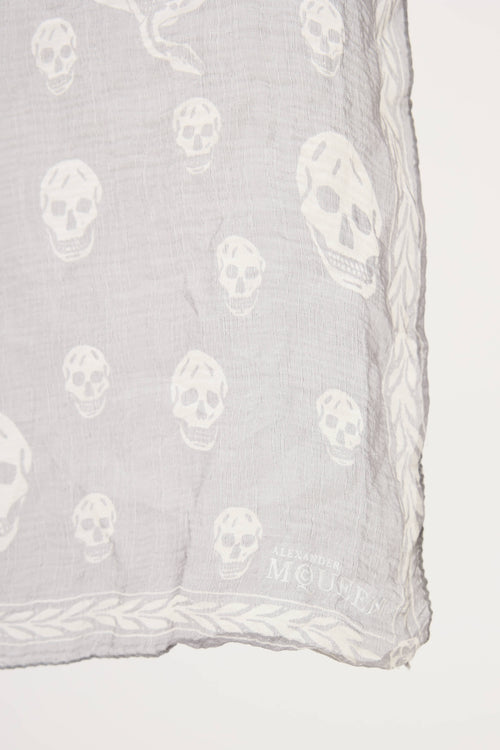 McQueen Skull Scarf
