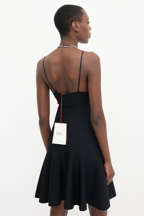 McQueen Knit Flared Dress