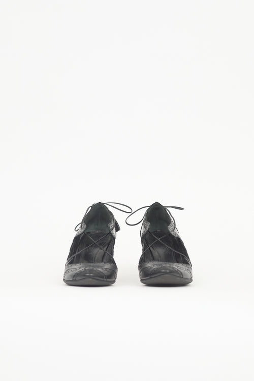 McQueen Leather Brogue Pump