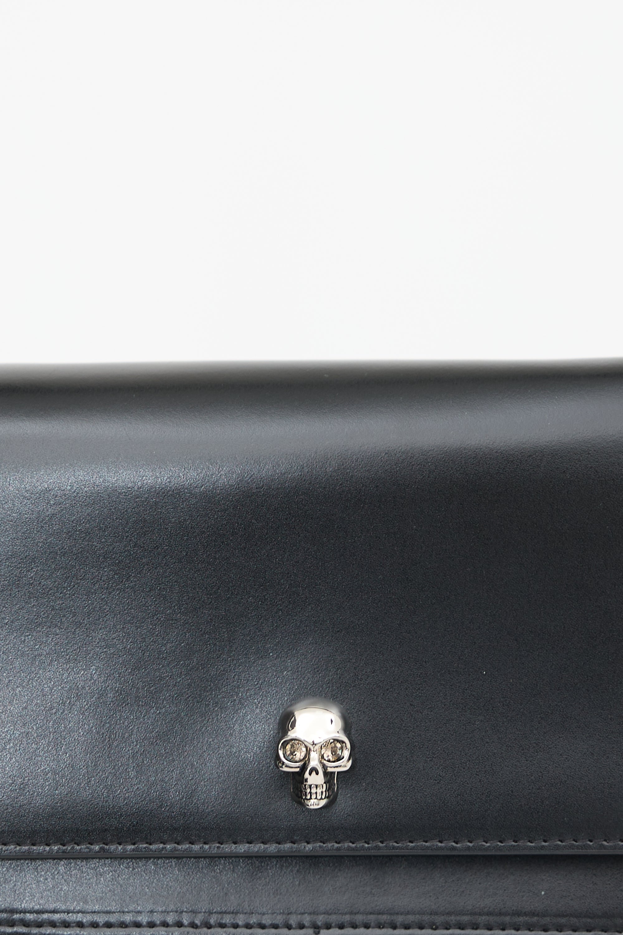 McQueen Leather Small Biker Shoulder Bag