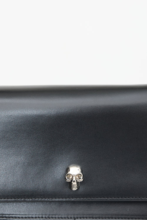 McQueen Leather Small Biker Shoulder Bag