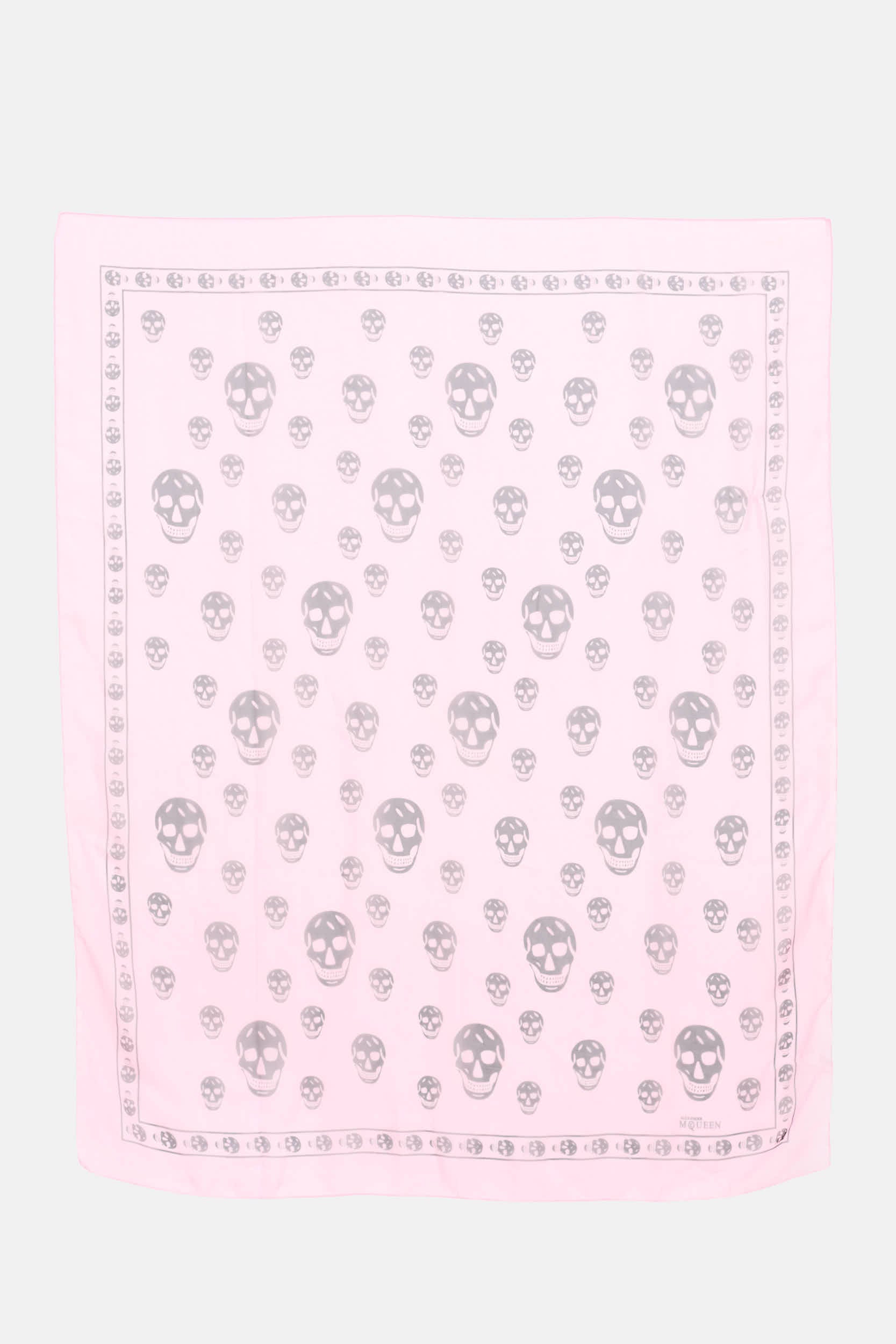 McQueen Sheer Skull Scarf
