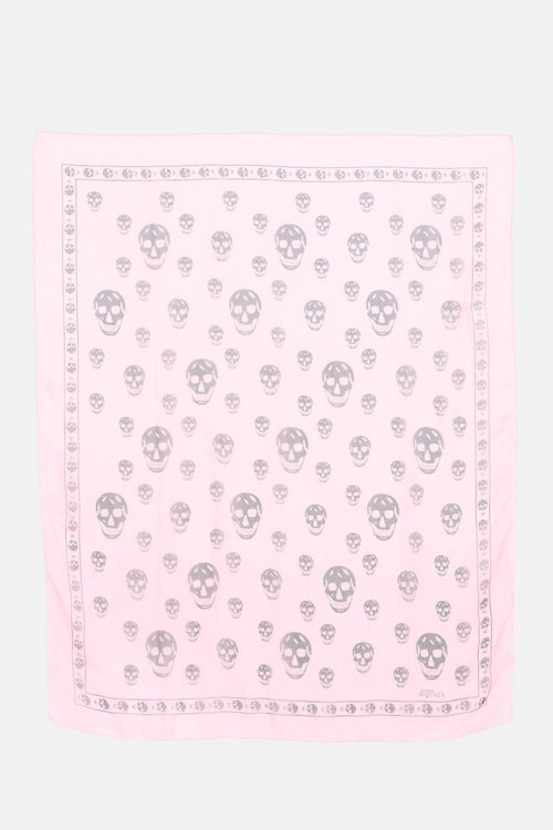 McQueen Sheer Skull Scarf