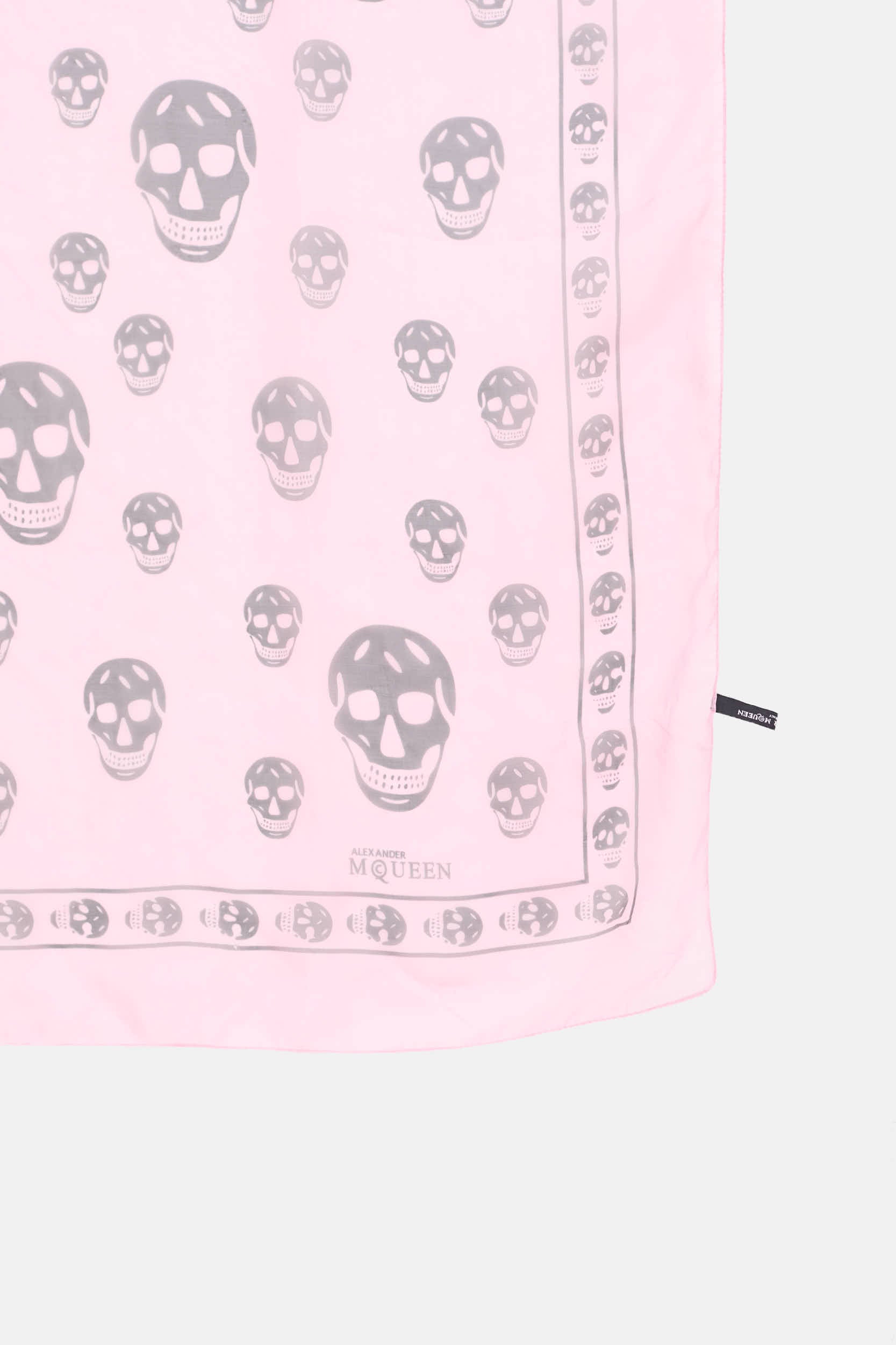 McQueen Sheer Skull Scarf