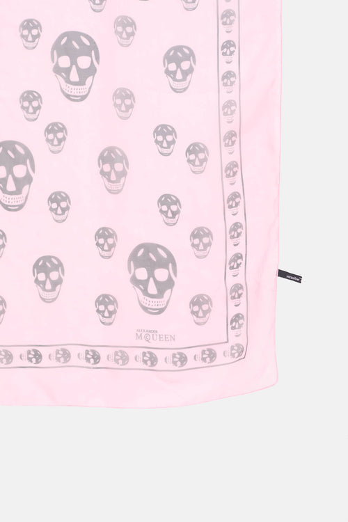 McQueen Sheer Skull Scarf
